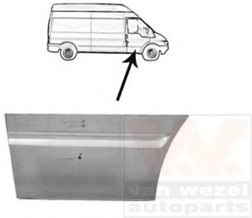 VAN WEZEL 1898172 Door, body